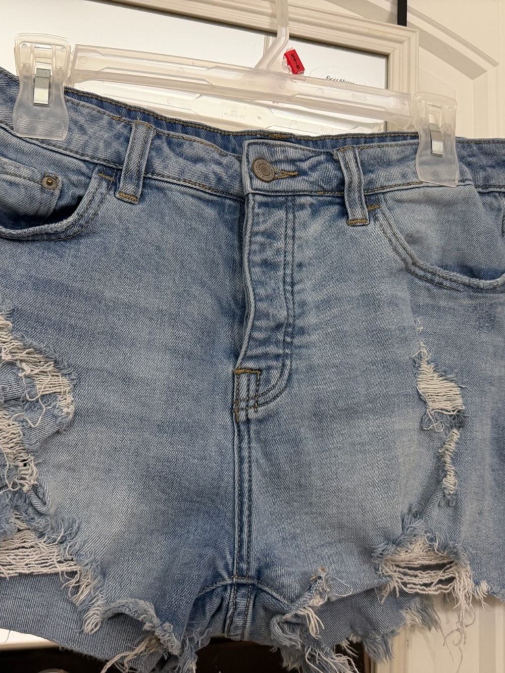 Black Label Light Blue Denim Shorts